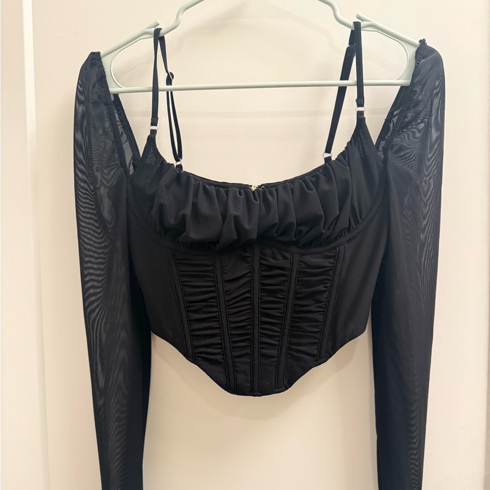 Elegant Black Women's Top